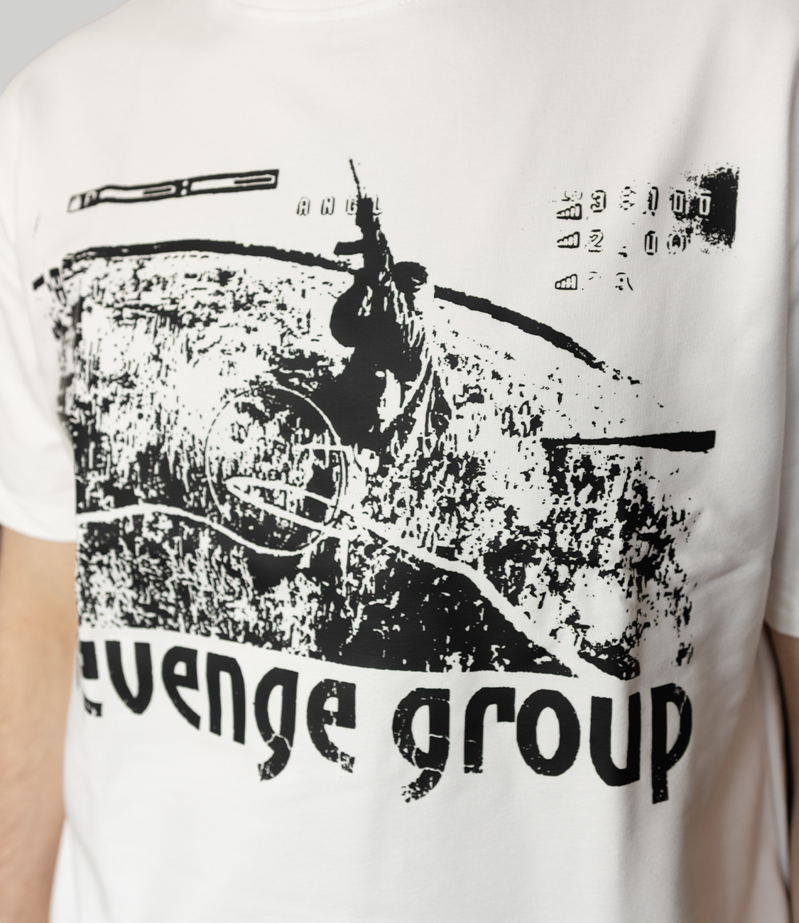 Футболка RS &laquo;Revenge Group&raquo; 3.0, слім, (білий), S TSH-RS-RG-3.0 фото
