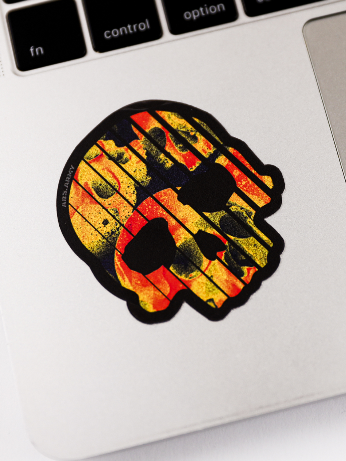 Стікер &laquo;SKULL&raquo; червоний ST-SKLL-OR фото