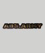 Стікер &laquo;AB3.ARMY&raquo; помаранчевий ST-AB3-RD фото