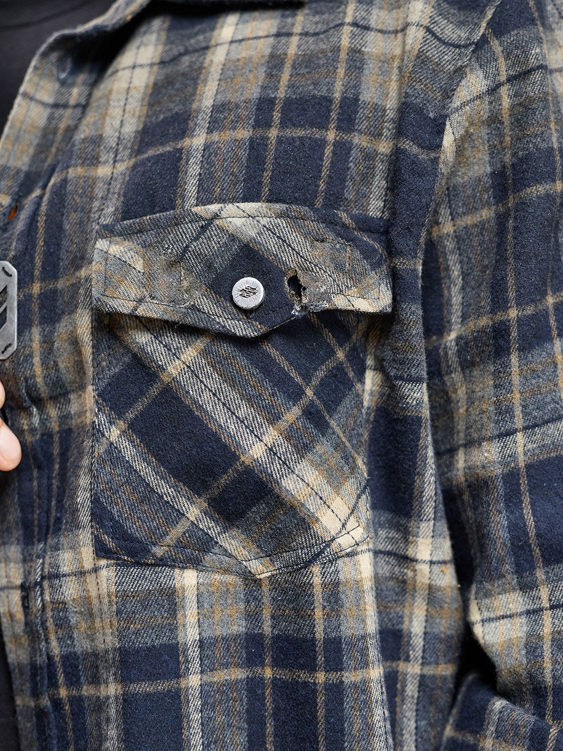 Сорочка AB3 ARMY WITH SKULL / Limited Edition / Блакитна / XL SHRT-BLUE фото