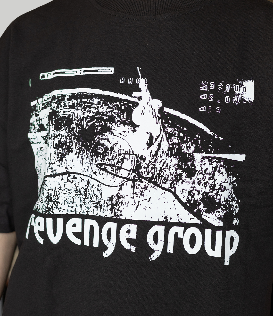 Футболка RS &laquo;Revenge Group&raquo; 1.0, оверсайз, (чорний), S TSH-RS-1.0 фото